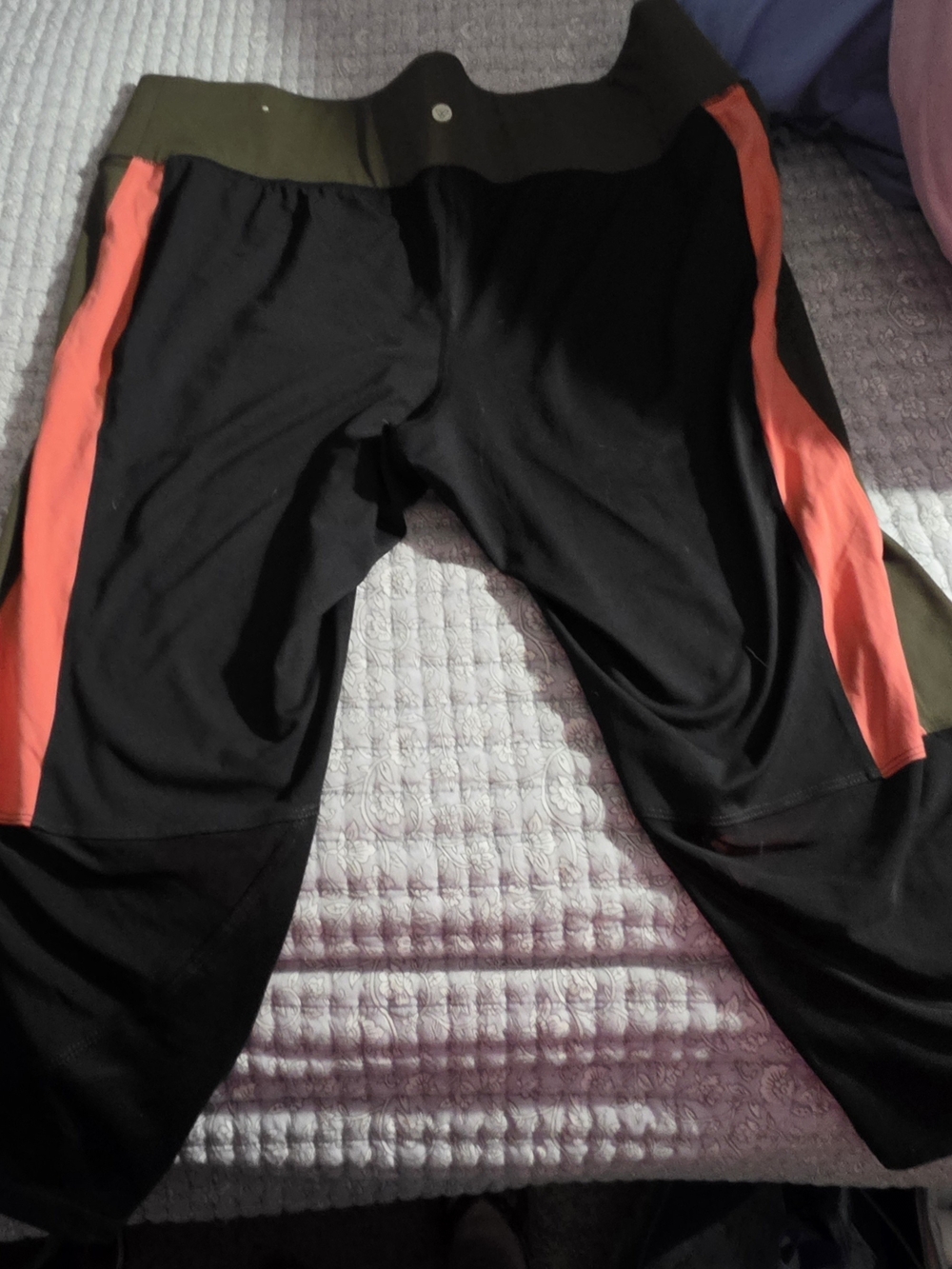2 Pairs Of Plus Size Cacique LIV Exercise Pants, One Black And One Pair Navy
